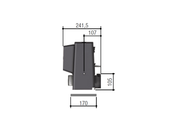 CAME BX704AGS (801MS-0020) Привод для откатных ворот