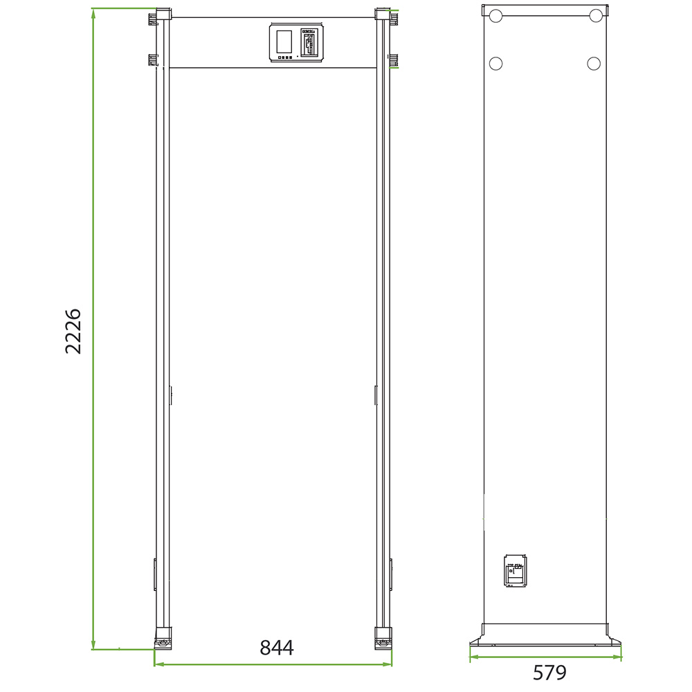 TRASSIR TR-MD02W Арочный металлодетектор
