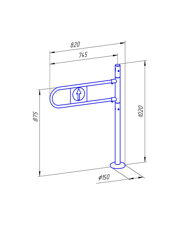 Ростов-Дон К11М пр ХРОМ Калитка (без дуги)