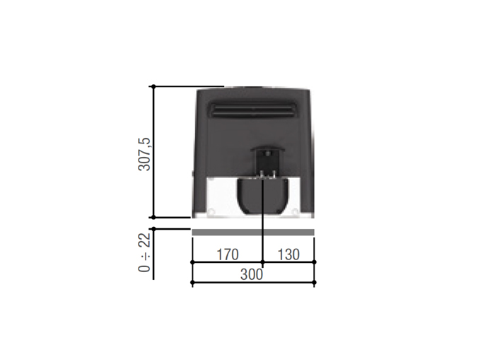 CAME BX704AGS (801MS-0020) Привод для откатных ворот