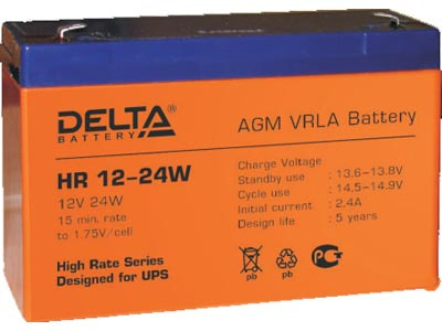 Аккумулятор Delta HR 12-24W