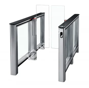 PERCo-ST-01 Турникет с крышками из стекла со створками 425 мм увеличенной высоты (1500 мм)
