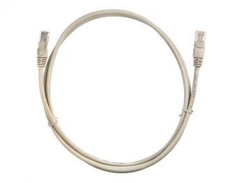 Netko Патч-корд UTP4 cat.5e, 1.5м, литой коннектор, серый, CKC