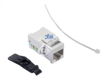 Netko Модуль Keystone неэкранированный, RJ45, cat.6, 90°, без инструмента, KE, белый, Expert CKC