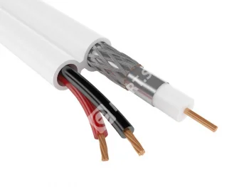 Кабель комбинированный RG59 B/U+2x0.75 мм2 75 Ом, Outdoor, 200 м 04-520