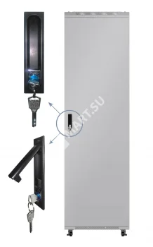 Netko Дверь для шкафа серии Expert 22U Ширина 800, металлическая, серая