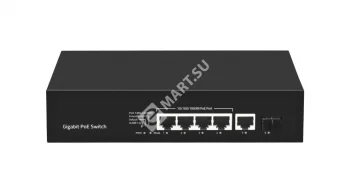 GIGALINK GL-SW-G005-04P(BT) Неуправляемый коммутатор PoE