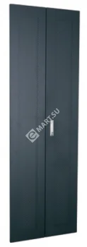 Netko Дверь для шкафа TS,T2 металл, 47U Ширина 600 черная, с перфорацией, двойная 